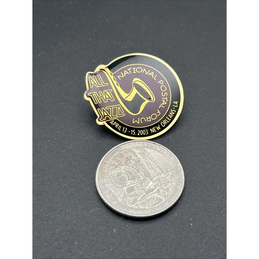 All That Jazz‎ National Postal Forum New Orleans 2003 Lapel Hat Pin